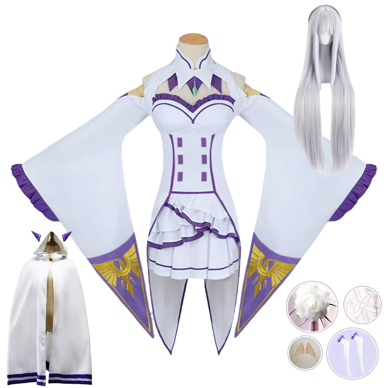 Anime Cosplay Live - Emilia cosplay re life em um