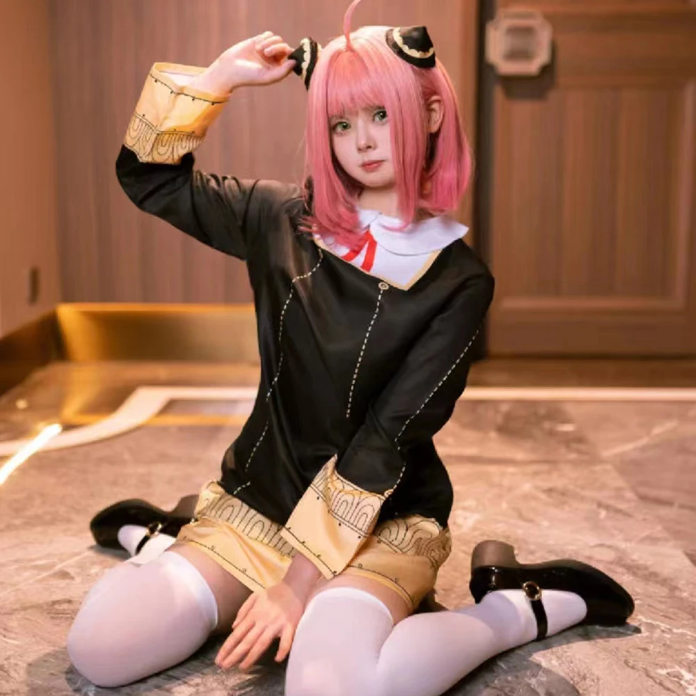 Anime Cosplay Anya - Anime Spy X Família Anya Cosplay