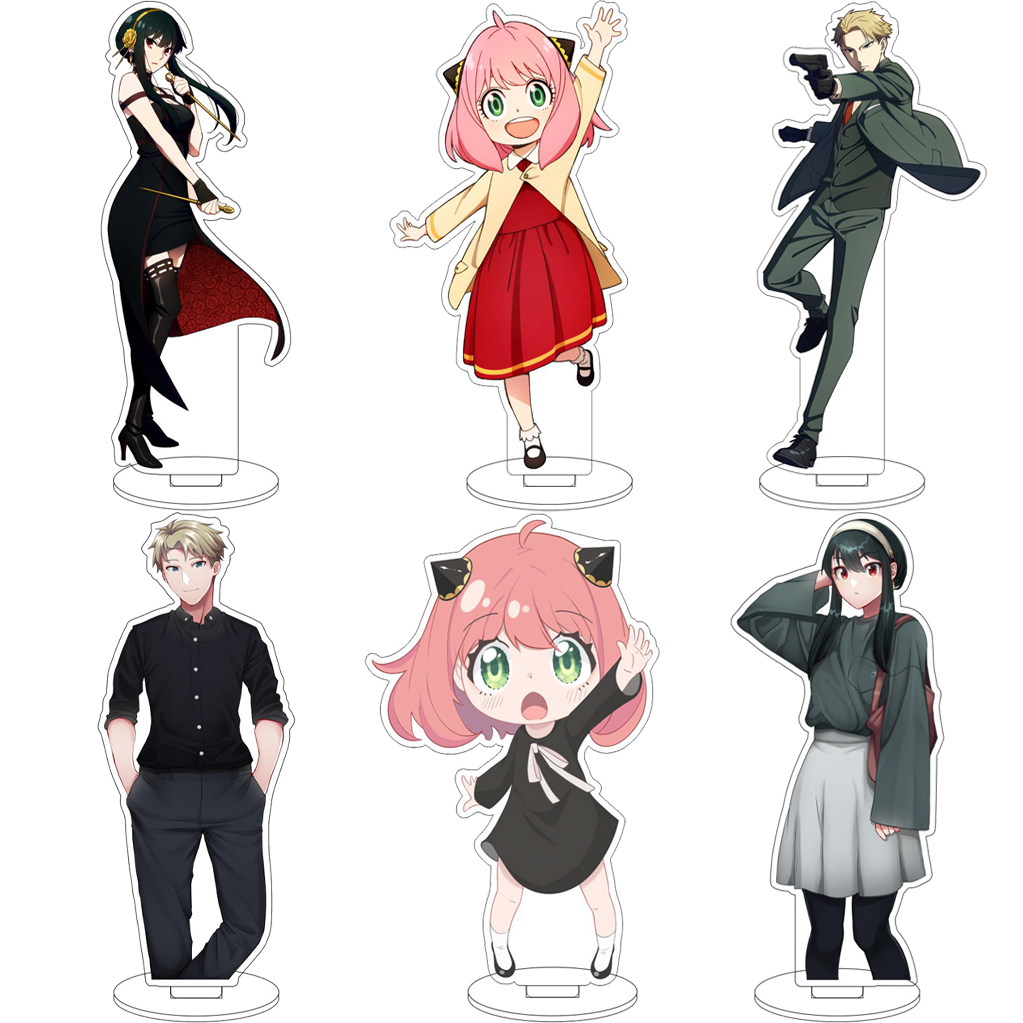 Anime Cosplay Anya - Figura Acrílica de 16CM do Anime