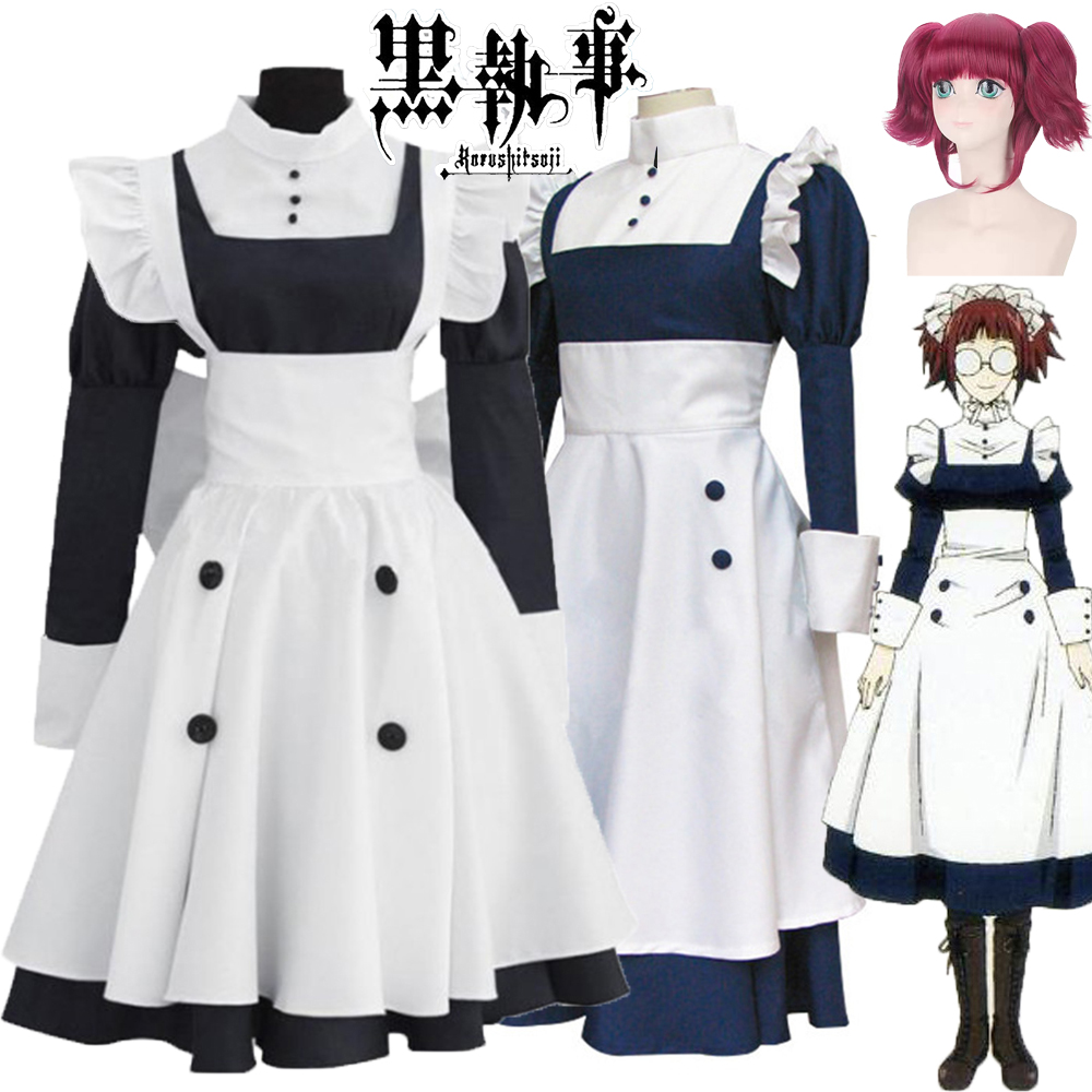 Anime Cosplay Black Girl - 2025 meyrin uniforme de empregada para