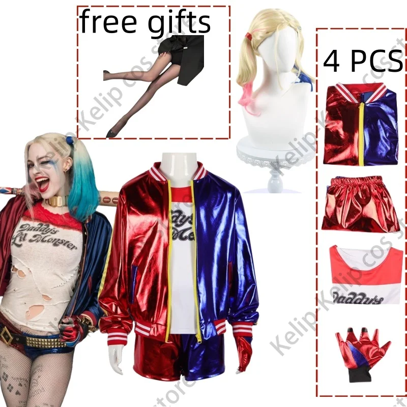 Anime harley quinn cosplay tra - Anime Harley Quinn Cosplay avaliação e preço