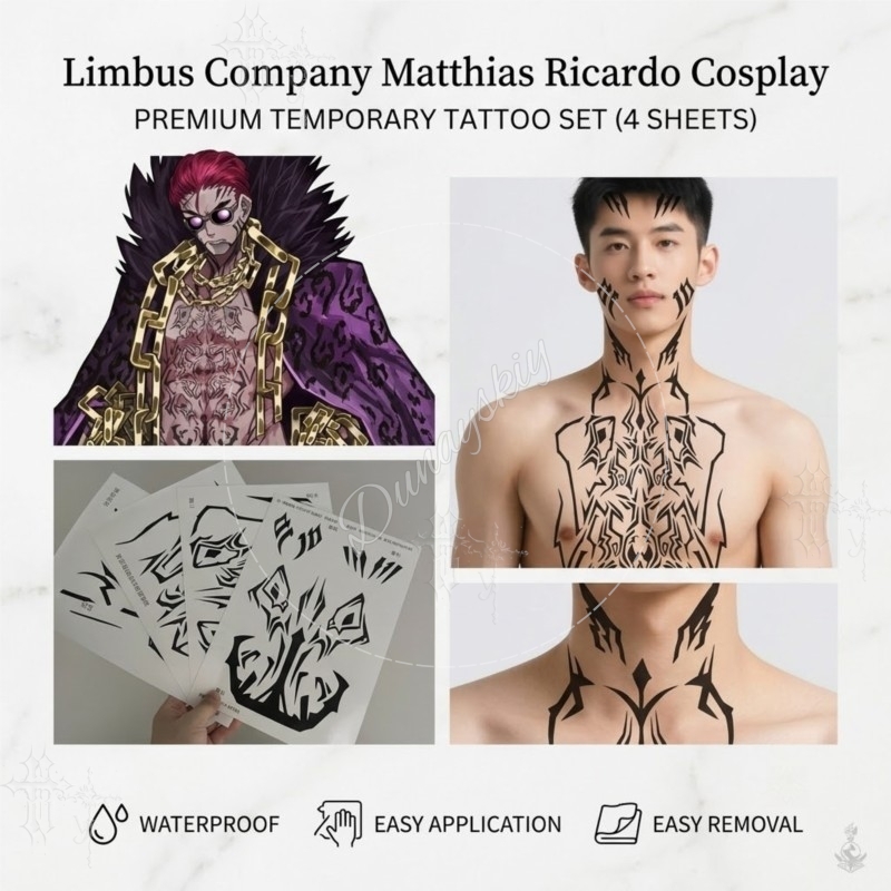 Matthias Ricardo Padrão tribal - Anime Cosplay Face avaliação e preço
