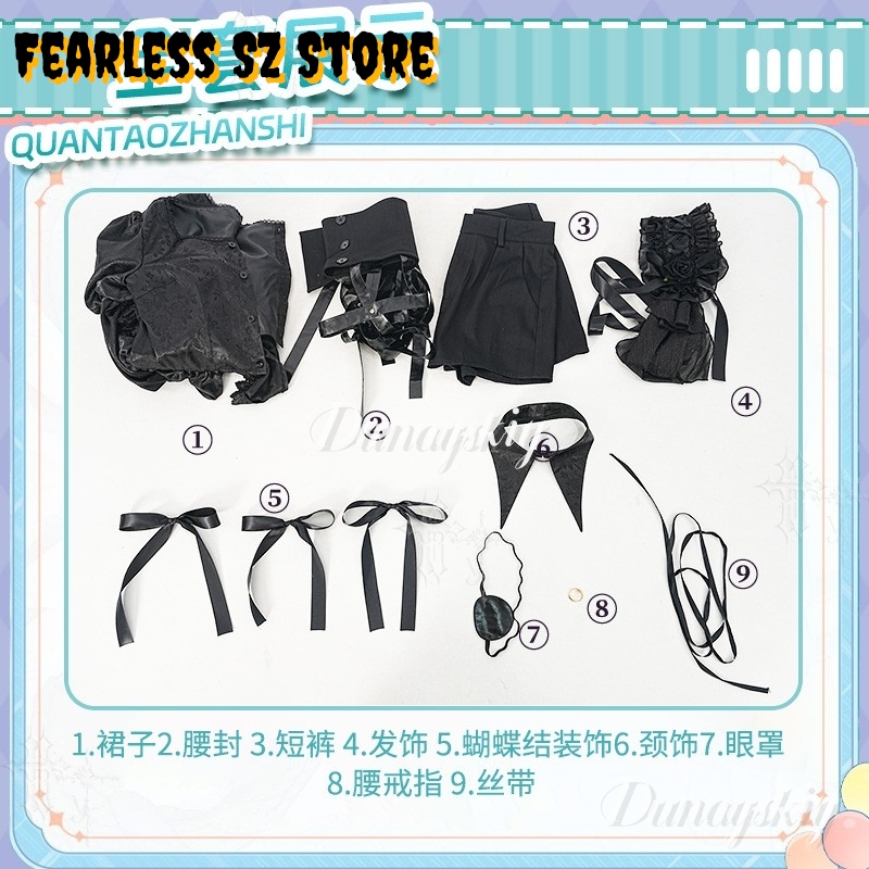Novo Vestido Gótico Feminino P - Anime Cosplay Black Girl avaliação e preço