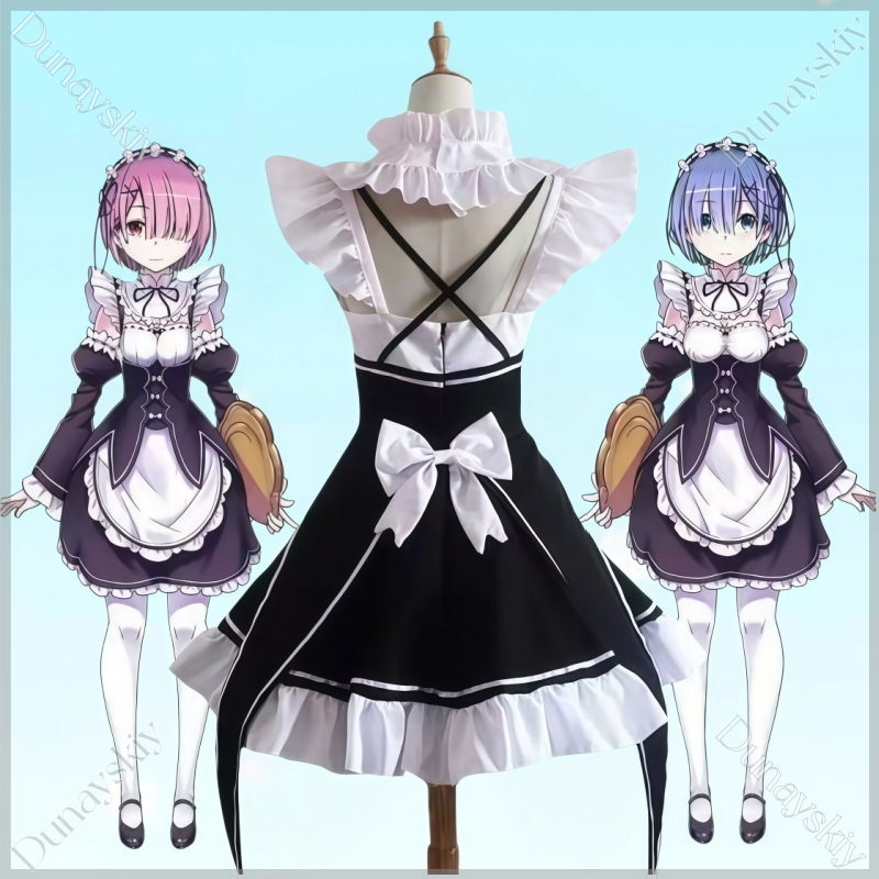 RE0 Rem Ram BJD Roupas para Fi - Anime Cosplay Rem avaliação e preço