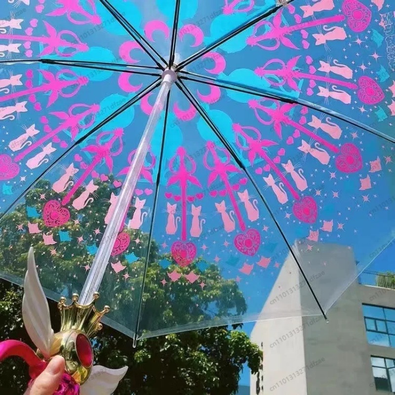 Guarda-chuva Transparente Fofo - Sailor Moon Wand avaliação e preço