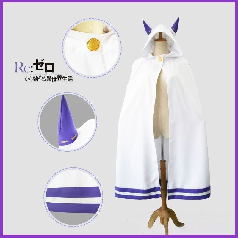 Emilia cosplay re life em um m - Anime Cosplay Live avaliação e preço