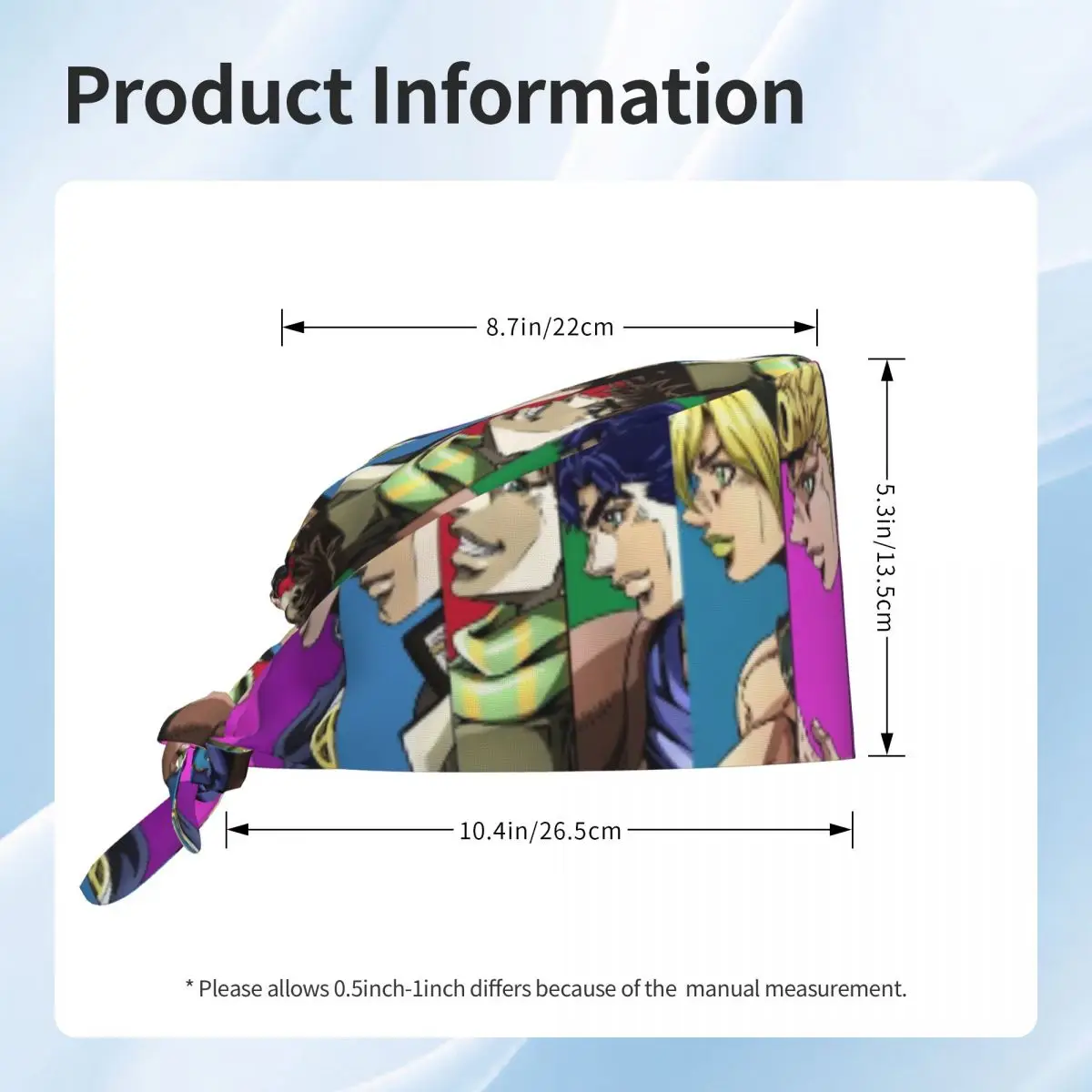 Touca Cirúrgica Anime JoJo Biz - Jojo Bizarre Hat avaliação e preço