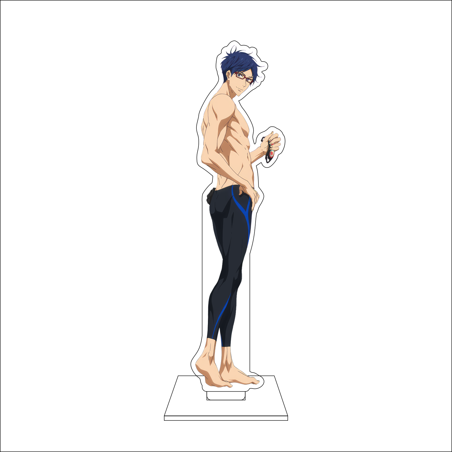 Anime Free! 16CM Suporte de Ac - Anime Cosplay Japan avaliação e preço