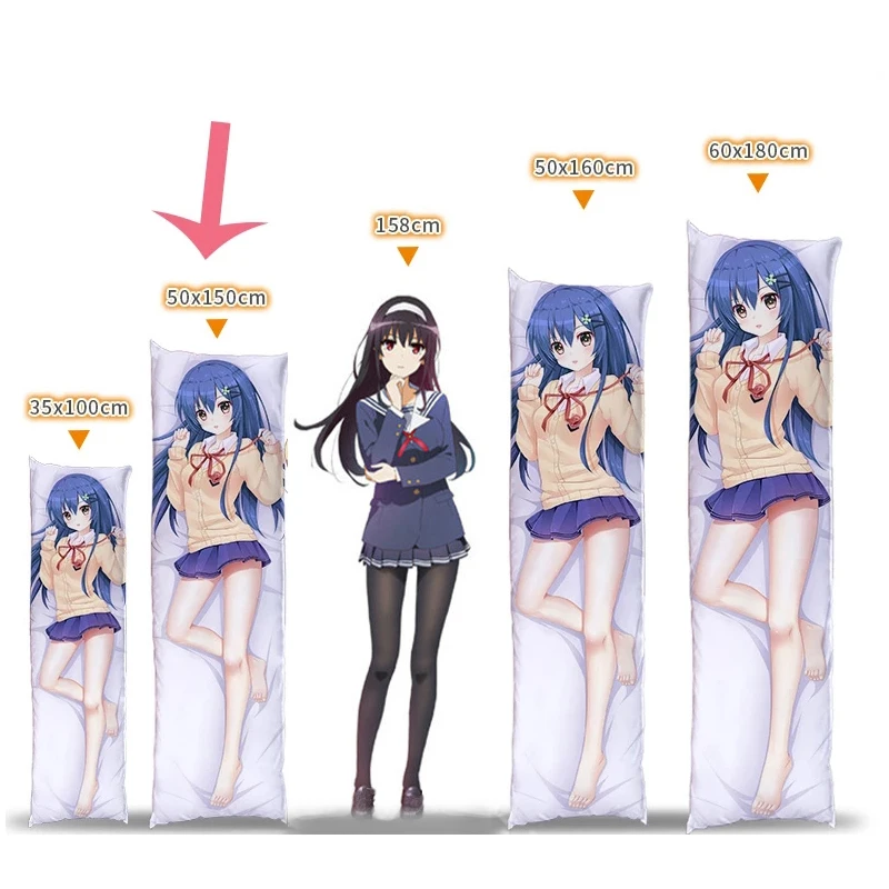 Capa de Almofada de Corpo Anim - Anime Cosplay Face avaliação e preço