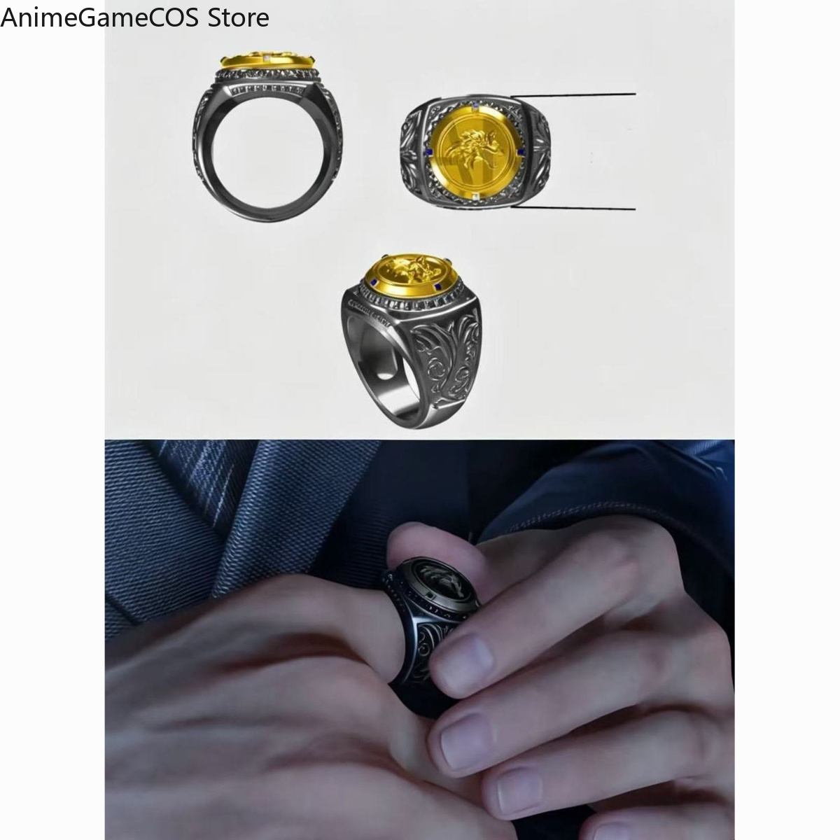 Anéis de Dedo de Cosplay Valko - Anime Cosplay Couple avaliação e preço