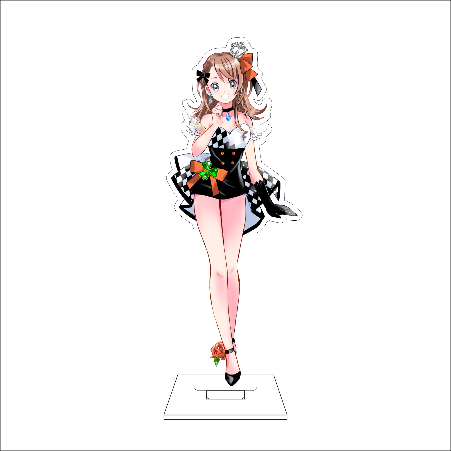 Anime de 16CM ‌ Figura Acrílic - Anime Cosplay Japan avaliação e preço