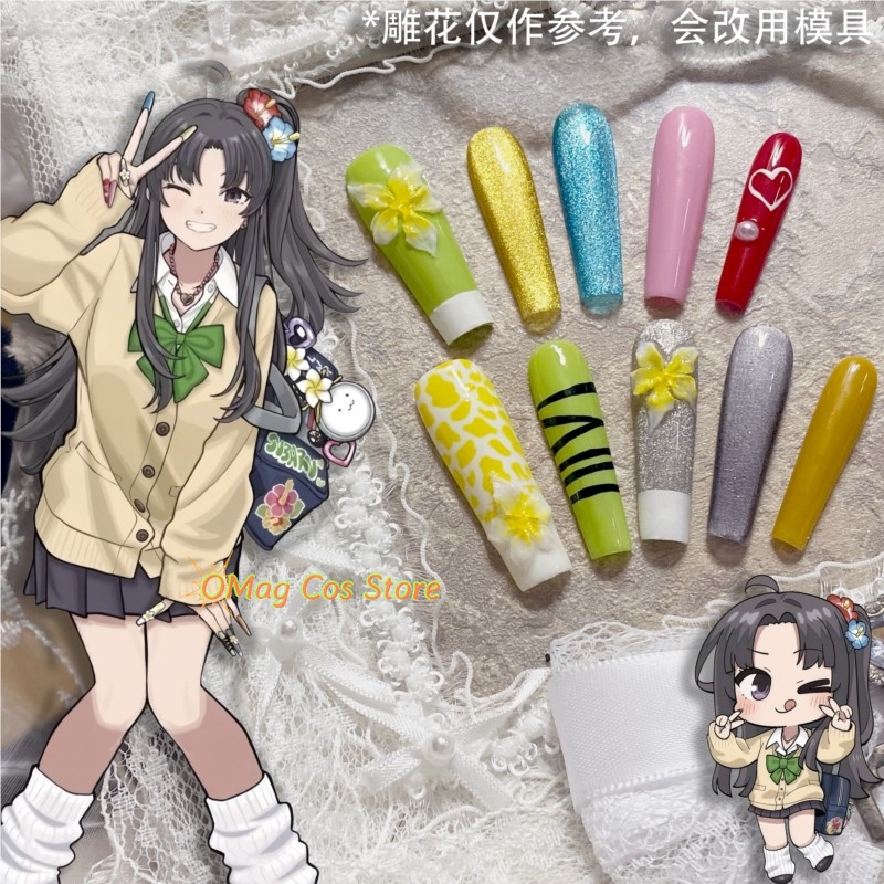 Unhas Postiças com Efeito Olho - Anime Cosplay Eyes avaliação e preço