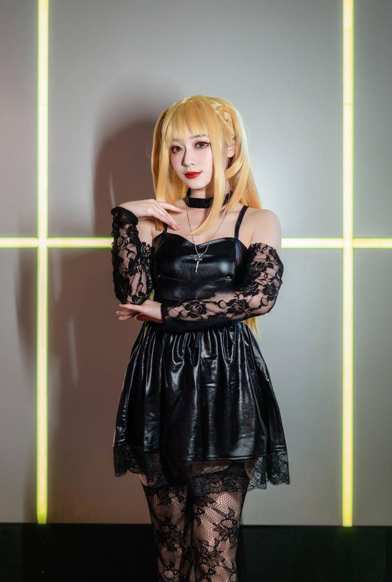 MisaMisa Anime Cosplay Traje M - Anime Cosplay Black Girl avaliação e preço