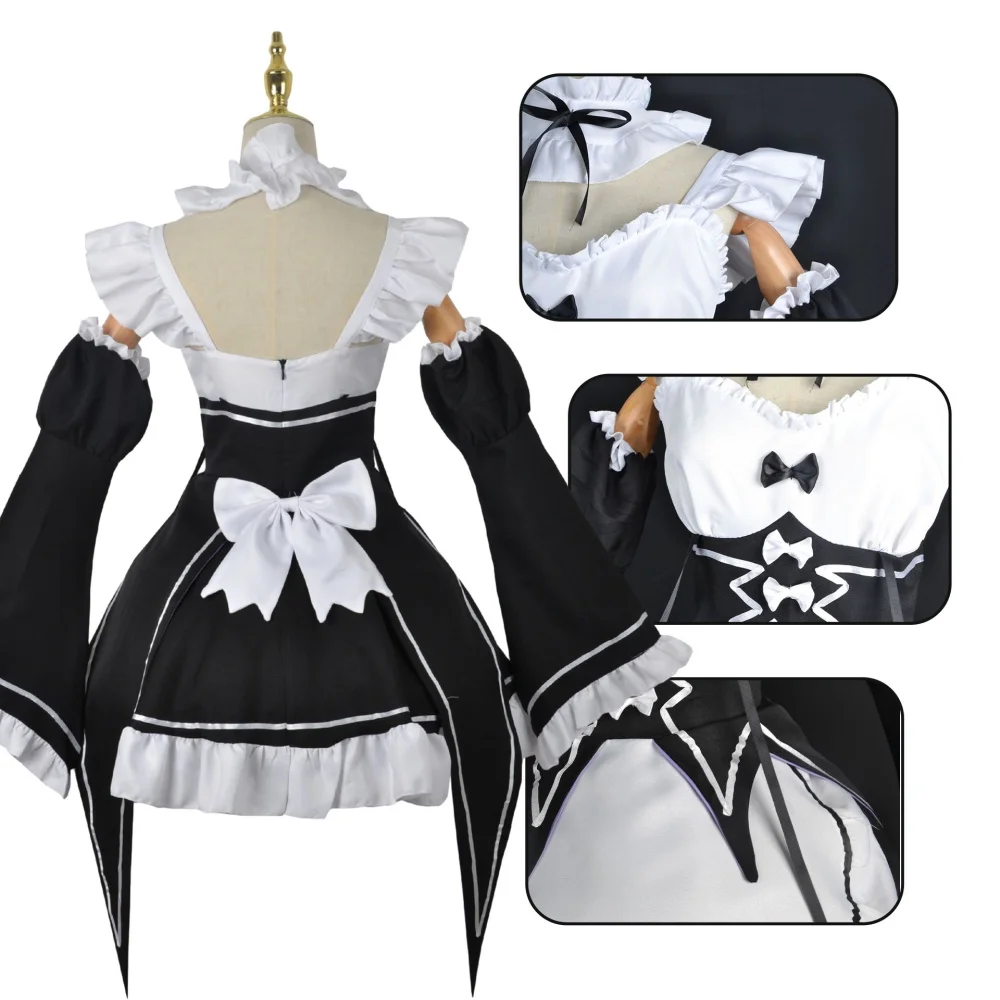 Fantasia de Cosplay Anime Ram  - Anime Cosplay Live avaliação e preço