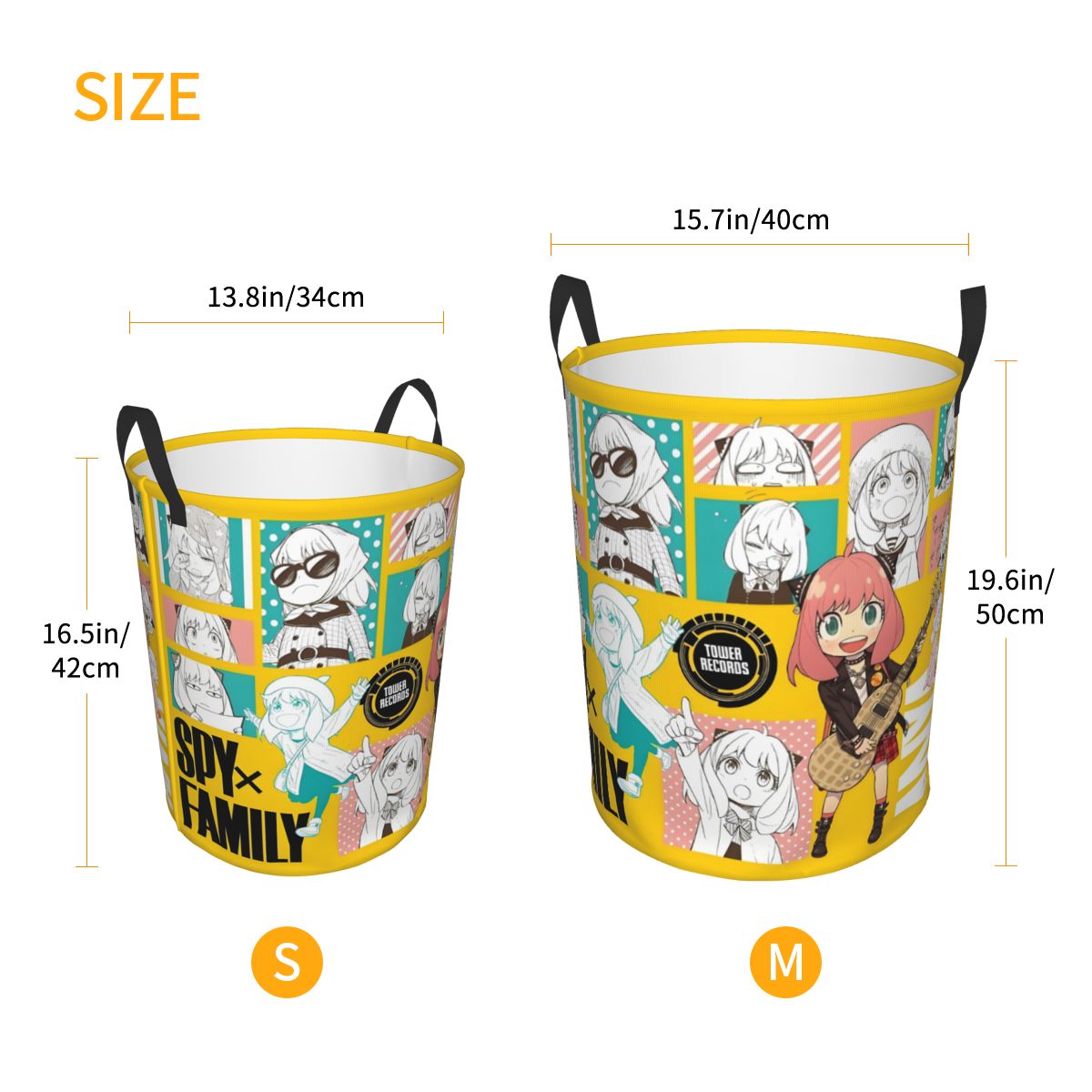 Cesto de Roupa Suja Grande par - Anime Cosplay Anya avaliação e preço