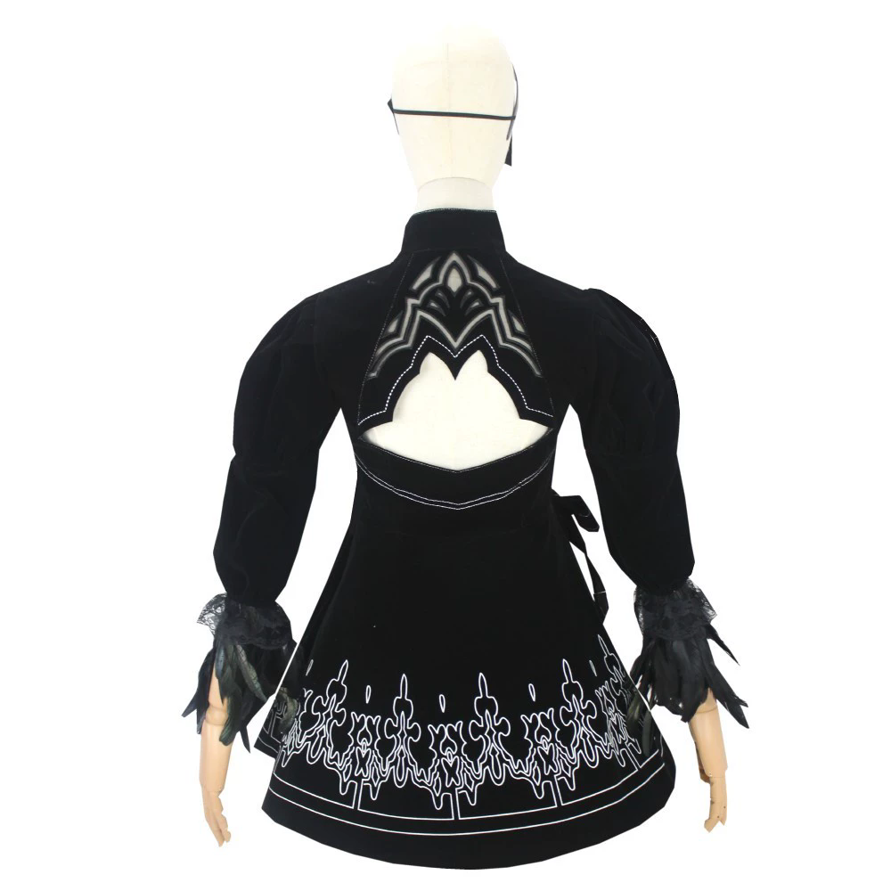 8 peças de fantasia cosplay 2B - Anime Cosplay Eyes avaliação e preço