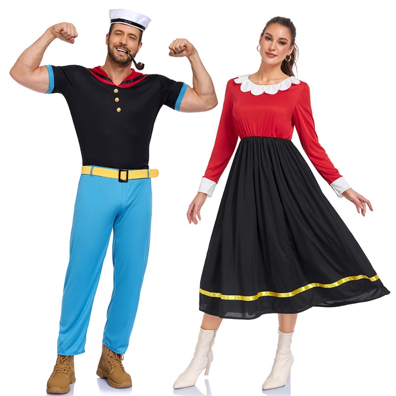 Novo Fantasia de Carnaval para - Anime Cosplay Couple avaliação e preço