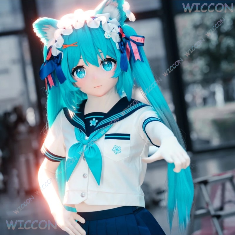 Kigurumi máscara facial femini - Anime Cosplay Face avaliação e preço
